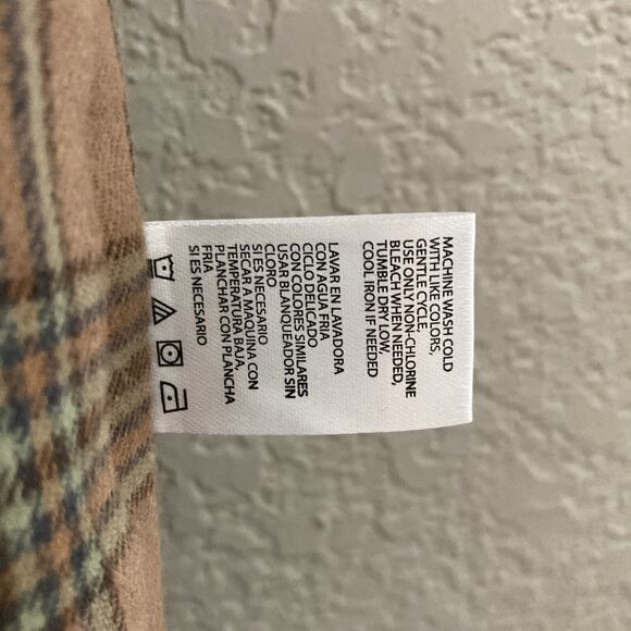 Weatherproof Men’s Flannel Lined Puffer Vest GREEN LARGE - Picture 10 of 16